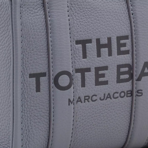 Marc Jacobs The Leather Mini Tote Bag Wolf Grey