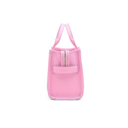Marc Jacobs The Leather Small Tote Bag Fluro Candy Pink
