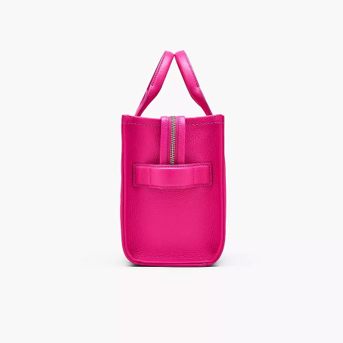 Marc Jacobs The Leather Small Tote Bag Hot Pink