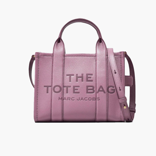 Marc Jacobs The Leather Small Tote Bag Orchid Haze