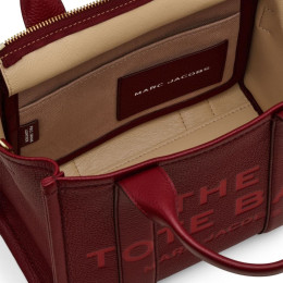 Marc Jacobs The Leather Small Tote Bag Red Cherry