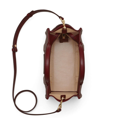 Marc Jacobs The Leather Small Tote Bag Red Cherry