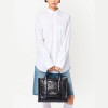 Marc Jacobs The Medium Croc-Embossed Tote Bag Black