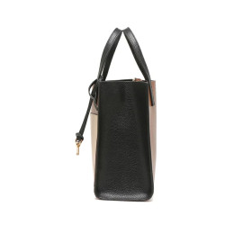Marc Jacobs The Mini Grind Colorblock Tote Bag Chocolate Truffle