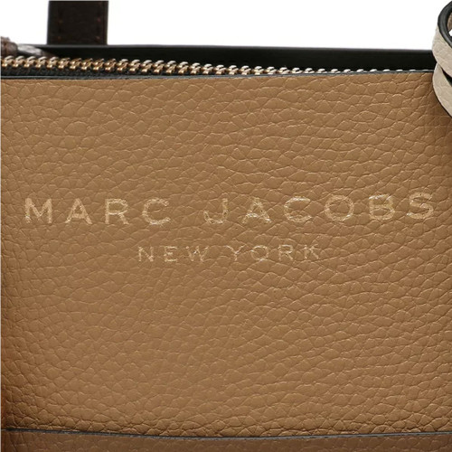 Marc Jacobs The Mini Grind Colorblock Tote Bag Iced Coffee Multi