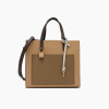 Marc Jacobs The Mini Grind Colorblock Tote Bag Iced Coffee Multi