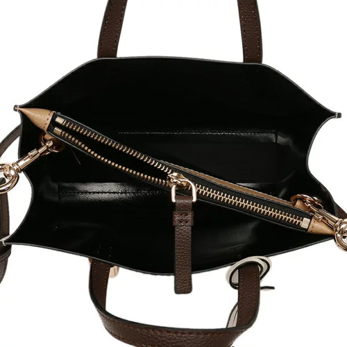 Marc Jacobs The Mini Grind Colorblock Tote Bag Iced Coffee Multi