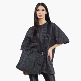 Marc Jacobs The Monogram Medium Tote Bag Black Multi