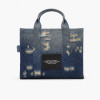 Marc Jacobs The Rip And Repair Denim Medium Tote Bag Punk Indigo