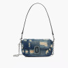 Marc Jacobs The Rip And Repair Denim Clover Bag Punk Indigo