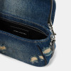Marc Jacobs The Rip And Repair Denim Clover Bag Punk Indigo