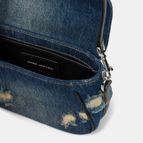 Marc Jacobs The Rip And Repair Denim Clover Bag Punk Indigo