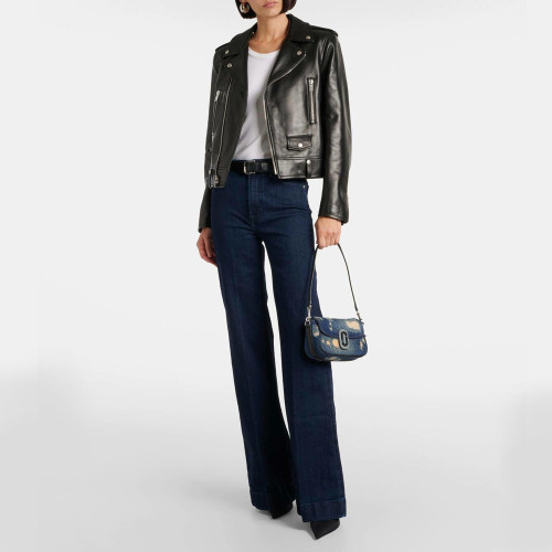 Marc Jacobs The Rip And Repair Denim Clover Bag Punk Indigo