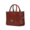 Marc Jacobs The Small Croc-Embossed Tote Bag Spice Brown