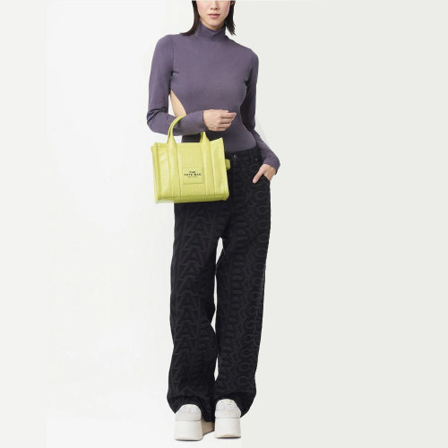 Marc Jacobs The Small Croc-Embossed Tote Bag Tender Yellow