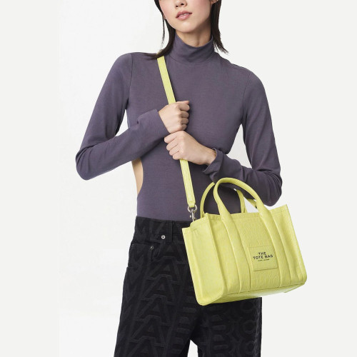 Marc Jacobs The Small Croc-Embossed Tote Bag Tender Yellow