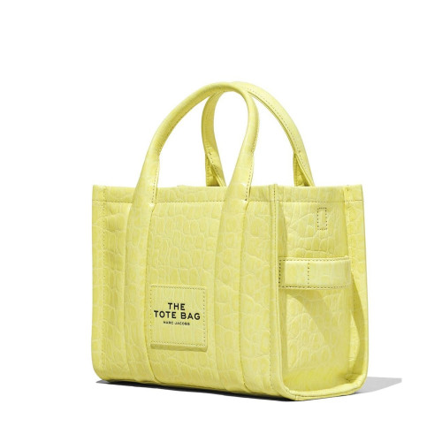 Marc Jacobs The Small Croc-Embossed Tote Bag Tender Yellow