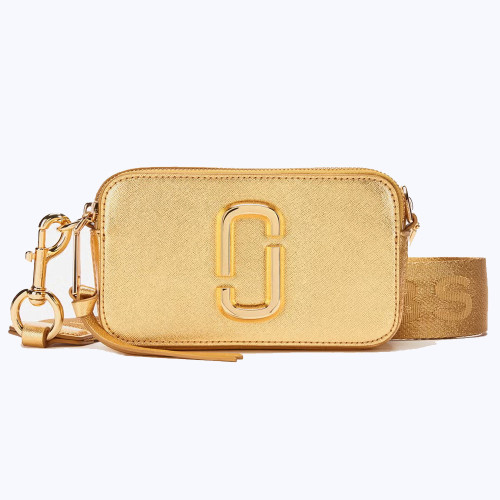 Marc Jacobs The Snapshot Dtm Metallic Gold