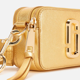 Marc Jacobs The Snapshot Dtm Metallic Gold