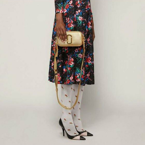 Marc Jacobs The Snapshot Dtm Metallic Gold