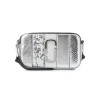 Marc Jacobs The Snapshot Metallic Stripe Silver
