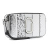 Marc Jacobs The Snapshot Metallic Stripe Silver