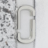 Marc Jacobs The Snapshot Metallic Stripe Silver
