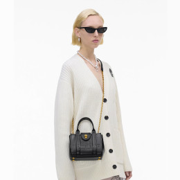 Marc Jacobs The Turnlock Crossbody Tote Bag Black