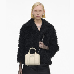 Marc Jacobs The Turnlock Crossbody Tote Bag Cloud White
