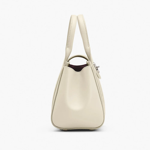 Marc Jacobs The Turnlock Crossbody Tote Bag Cloud White
