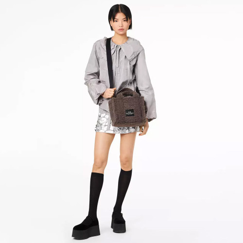 Marc Jacobs The Teddy Small Tote Bag Grey