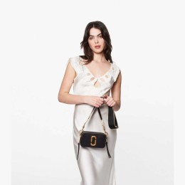 Marc Jacobs The Perforated Snapshot Black