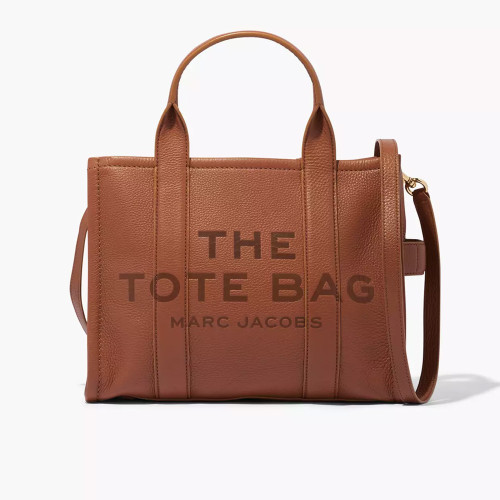 Marc Jacobs The Leather Medium Tote Bag Argan Oil