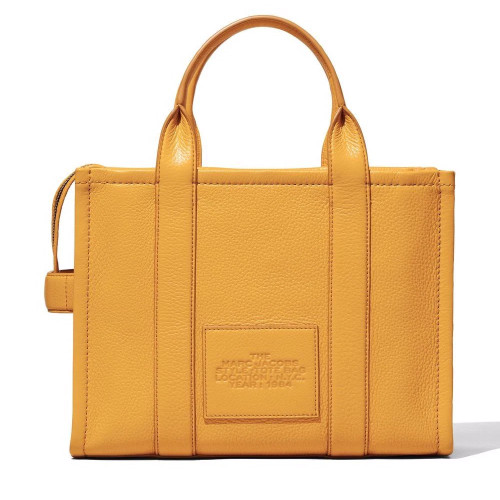 Marc Jacobs The Leather Medium Tote Bag Artisan Gold