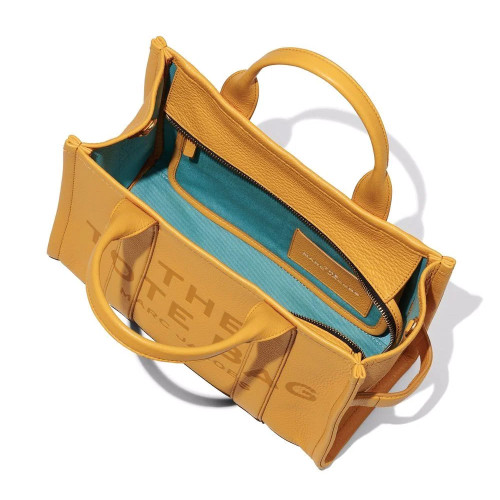 Marc Jacobs The Leather Medium Tote Bag Artisan Gold