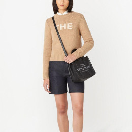 Marc Jacobs The Leather Small Tote Bag Black