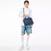 Marc Jacobs The Leather Medium Tote Bag Blue Sea
