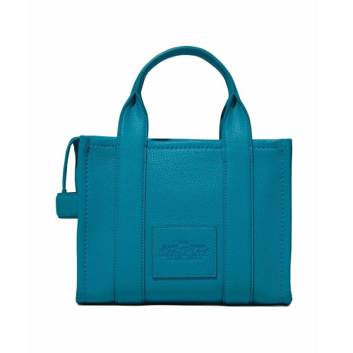 Marc Jacobs The Leather Small Tote Bag Blue Shadow