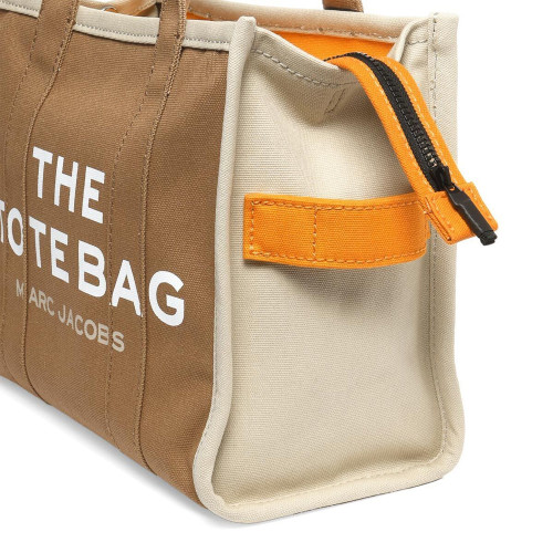 Marc Jacobs The Colorblock Medium Tote Bag Brown Multi