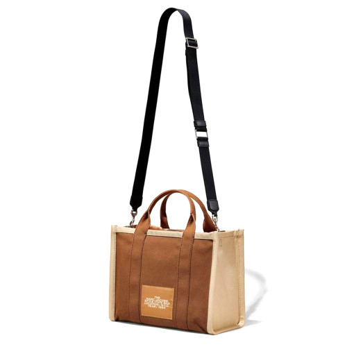 Marc Jacobs The Colorblock Medium Tote Bag Brown Multi
