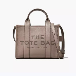 Marc Jacobs The Leather Small Tote Bag Cement