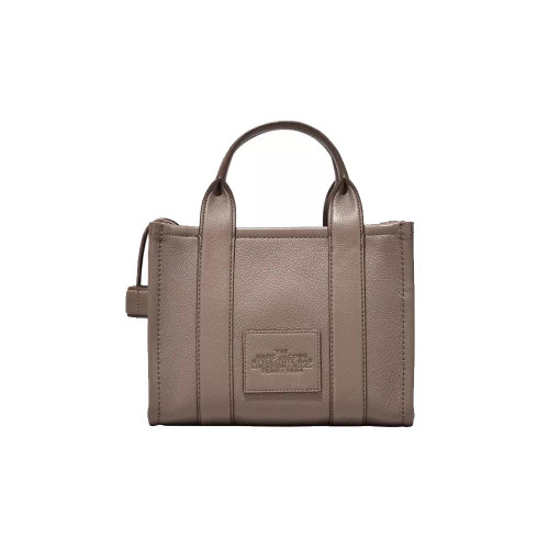 Marc Jacobs The Leather Small Tote Bag Cement