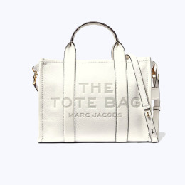Marc Jacobs The Leather Small Tote Bag Cotton