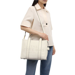 Marc Jacobs The Leather Medium Tote Bag Cotton