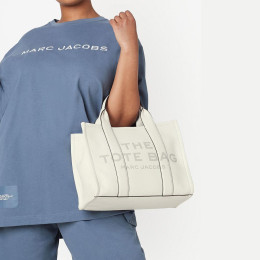 Marc Jacobs The Leather Small Tote Bag Cotton