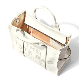 Marc Jacobs The Leather Small Tote Bag Cotton