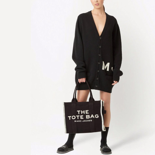 Marc Jacobs The Jacquard Large Tote Bag Black