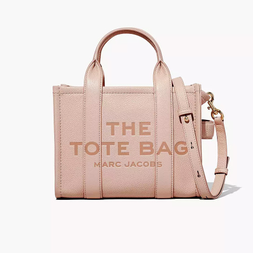 Marc Jacobs The Leather Small Tote Bag Rose Dust