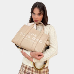 Marc Jacobs The Leather Medium Tote Bag Twine