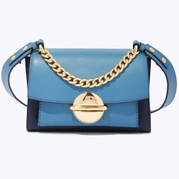 Marc Jacobs The Tuck Lock Crossbody Bag New Navy Multi
